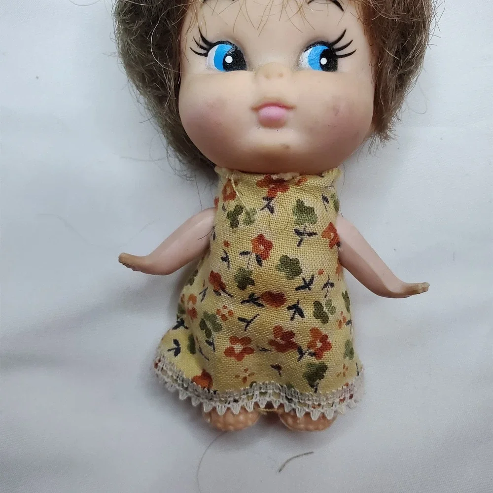 Vintage 1960s Sweet Suzie Doll Brunette‎ Dress Plastic Big Head